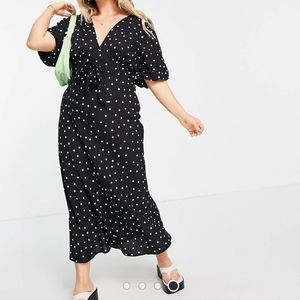 Asos Curve midi tea dress